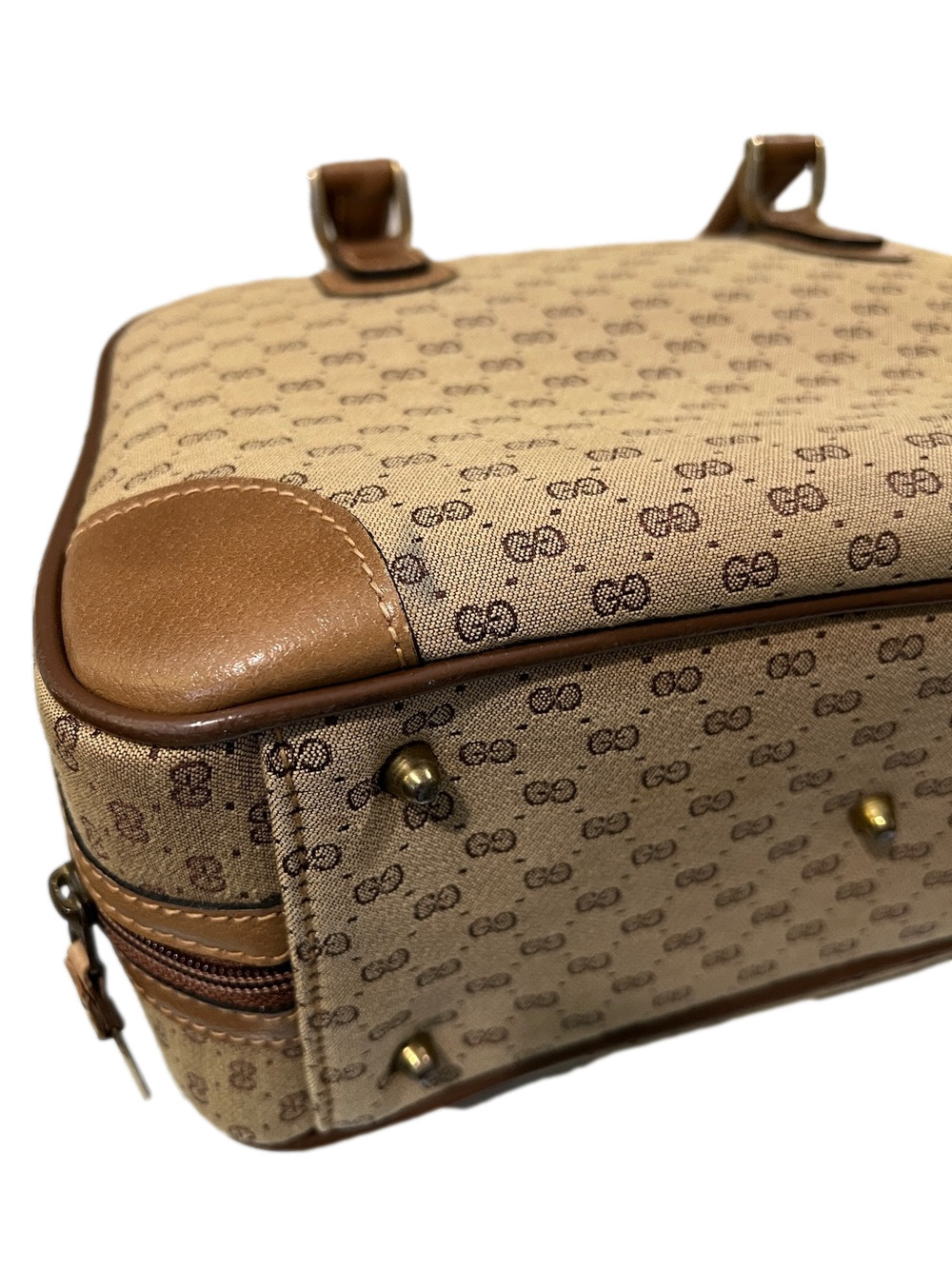 Gucci Micro GG Monogram Top Handle Bag Vintage - Picture 16 of 17
